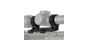 Reptilia AUS Optic Mount, 1.54 in Height, Short, Black, 34mm, 100-153