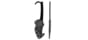 Skallywag Tactical MDV Plus One Fixed Blade Knife, 3.25 in, D2, Modified Tanto Blade, Black, MDV Plus One-Black