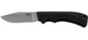 SOG Specialty Knives & Tools Ace Fixed Blade Knife, 3.8in, 7Cr17MoV Blade, Clip Point, Black, TPR Handle, Grey/Black, SOG-ACE1001-CP