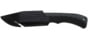 SOG Specialty Knives & Tools Ace Fixed Blade Knife, 3.8in, 7Cr17MoV Blade, Clip Point, Black, TPR Handle, Grey/Black, SOG-ACE1001-CP