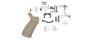 Spikes Tactical Enhanced Lower Parts Kit, Fire Control Group/Trigger, Flat Dark Earth, SLPK302