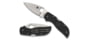 Spyderco Chaparral Folding Knife, 2.8in, CTS XHP, Serrated Leaf Blade, FRN Black Handle, C152SGY