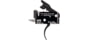 Triggertech AR9 Single-Stage Adaptable Pro Curved Trigger, 2.5-5lb Pull, Black, AR9-SBB-25-NNP