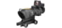 Trijicon 4x32 ACOG Rifle Scope, Dual Illuminated Amber Crosshair .223 Reticle w/ Colt Knob Thumbscrew Mount &amp; LED 3.25 MOA Red Dot RMR Type 2, Black, 100551