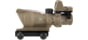 Trijicon 4x32 ACOG Rifle Scope, Dual Illuminated Red Chevron .223 Reticle w/ Colt Knob Thumbscrew Mount & LED 3.25 MOA Red Dot RMR Type 2, Cerakote FDE, 100570
