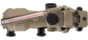 Trijicon 4x32 ACOG Rifle Scope, Dual Illuminated Red Chevron .223 Reticle w/ Colt Knob Thumbscrew Mount & LED 3.25 MOA Red Dot RMR Type 2, Cerakote FDE, 100570