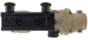 Trijicon 4x32 ACOG Rifle Scope, Dual Illuminated Red Chevron .223 Reticle w/ Colt Knob Thumbscrew Mount & LED 3.25 MOA Red Dot RMR Type 2, Cerakote FDE, 100570
