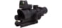 Trijicon 4x32 ACOG Rifle Scope, LED Red Crosshair .223 Reticle w/ Colt Knob Thumbscrew Mount & Adjustable LED 3.25 MOA Red Dot RMR Type 2, Black, 100564