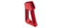 TRYBE Defense Aggressive AR Grip, Red, ARGRIP2-RD