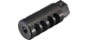 TRYBE Defense Cowl Induction Muzzle Brake, .338 Lapua, 5/8x24, Black, TRBCIB33858x24