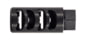 TRYBE Defense Cowl Induction Muzzle Brake, 6mm/6.5mm Creedmoor, 5/8x24, Black, TRBCIB6.58x24