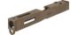 TRYBE Defense Pistol Slide, Glock 17, Gen 3, Viper Cut, FDE Cerakote, SLDG17G3VPR-FDE