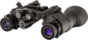 TRYBE Optics NVG-50 Dual 1x19mm White Phosphor Tube Night Vision Goggle, Gen 3, Min 1600+ FOM, 64-72 lp/mm, Black, TRYBENVG50W