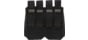 TRYBE Tactical Covered Double Rifle Magazine Pouch, Black, 22HRC2BK