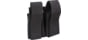 TRYBE Tactical Covered Double Rifle Magazine Pouch, Black, 22HRC2BK