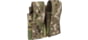 TRYBE Tactical Covered Double Rifle Magazine Pouch, Multi Cam, 22HRC2MC