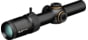 Vortex Strike Eagle 1-8x24 mm Rifle Scope, 30 mm Tube, Second Focal Plane, Black, Matte Anodized, Red AR-BDC3 Reticle, MOA Adjustment, SE-1824-2