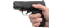 XTech Tactical Hellcat 9mm 0 for 10 Round Grip Extension for Springfield Mag, Black, 10, XT3045001